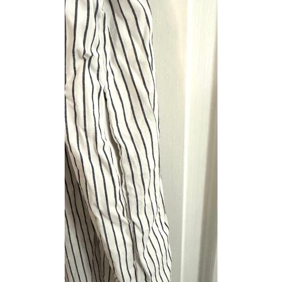 JENNI KAYNE The Cove Off-White Navy Striped Stripe Dress Preppy Maxi - Sz XXL - Picture 6 of 10